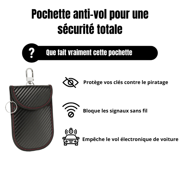 Pochette Anti clonage de clés